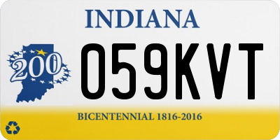 IN license plate 059KVT