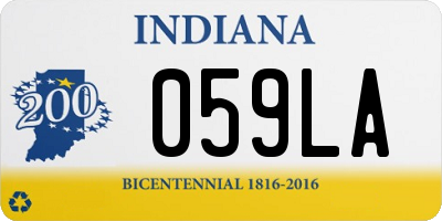 IN license plate 059LA