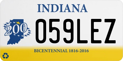 IN license plate 059LEZ