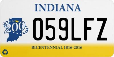 IN license plate 059LFZ