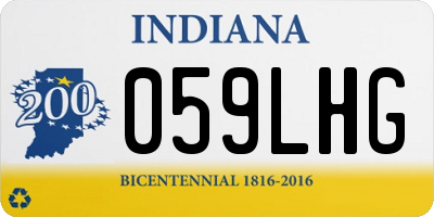 IN license plate 059LHG