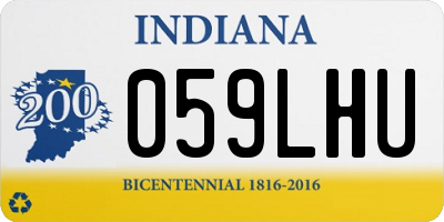 IN license plate 059LHU