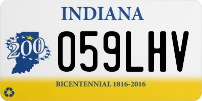 IN license plate 059LHV