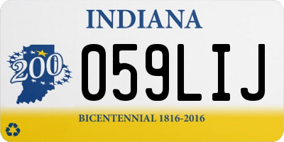 IN license plate 059LIJ