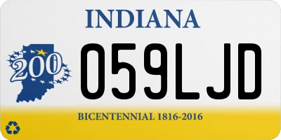 IN license plate 059LJD