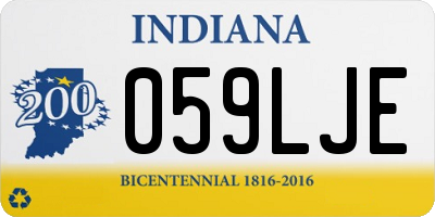 IN license plate 059LJE