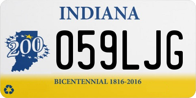 IN license plate 059LJG