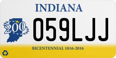 IN license plate 059LJJ