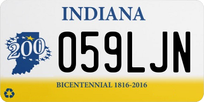 IN license plate 059LJN