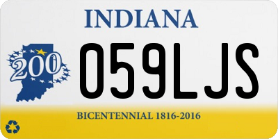 IN license plate 059LJS