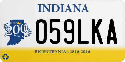 IN license plate 059LKA