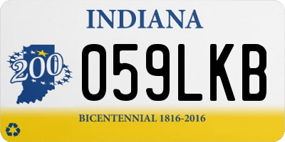 IN license plate 059LKB