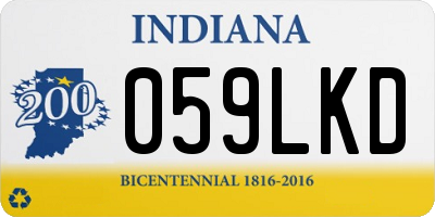 IN license plate 059LKD