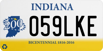 IN license plate 059LKE