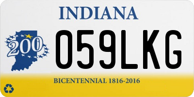 IN license plate 059LKG
