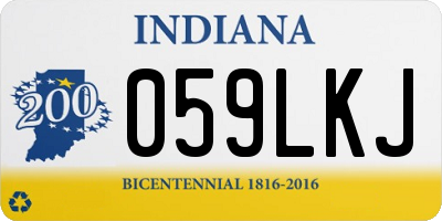IN license plate 059LKJ