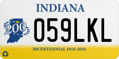 IN license plate 059LKL