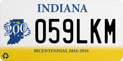 IN license plate 059LKM