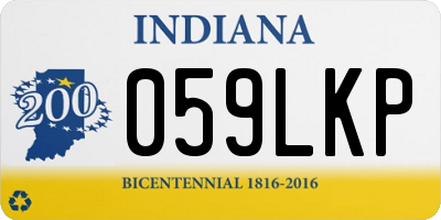 IN license plate 059LKP