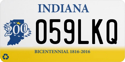 IN license plate 059LKQ