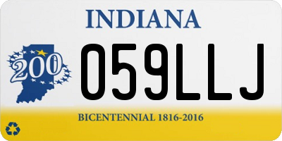 IN license plate 059LLJ