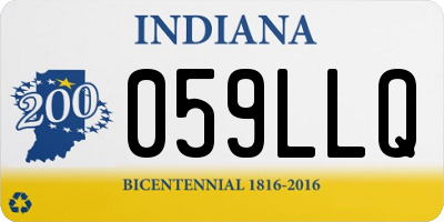 IN license plate 059LLQ