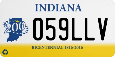 IN license plate 059LLV