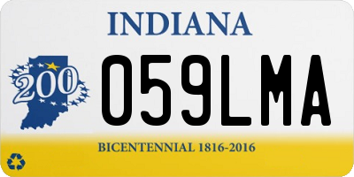 IN license plate 059LMA