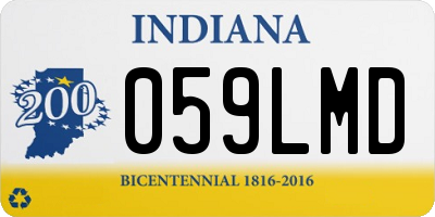 IN license plate 059LMD