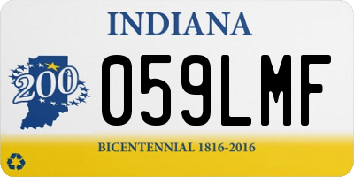 IN license plate 059LMF