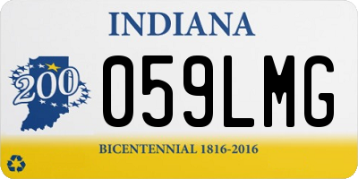 IN license plate 059LMG