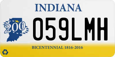 IN license plate 059LMH