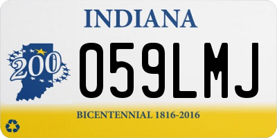 IN license plate 059LMJ