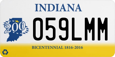 IN license plate 059LMM