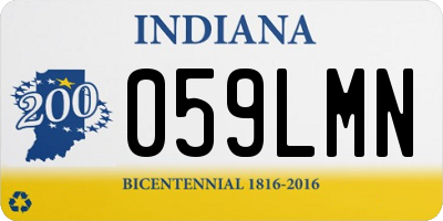 IN license plate 059LMN