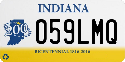 IN license plate 059LMQ