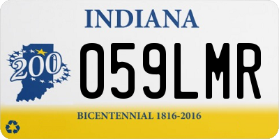 IN license plate 059LMR
