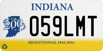 IN license plate 059LMT