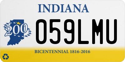 IN license plate 059LMU
