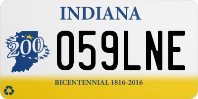 IN license plate 059LNE
