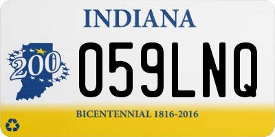 IN license plate 059LNQ