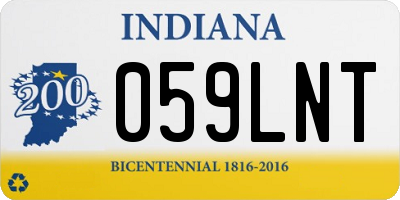 IN license plate 059LNT