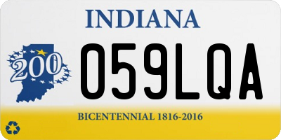 IN license plate 059LQA