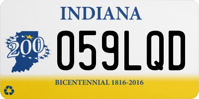 IN license plate 059LQD