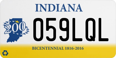IN license plate 059LQL