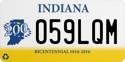 IN license plate 059LQM