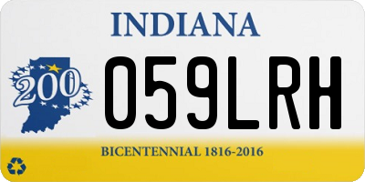 IN license plate 059LRH
