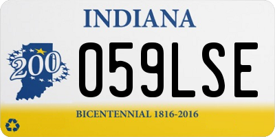 IN license plate 059LSE
