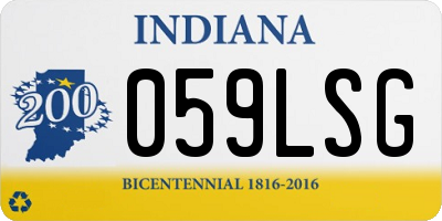 IN license plate 059LSG