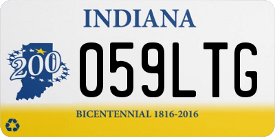 IN license plate 059LTG